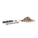 Set di irrigazione di ricambio Lechuza per CUBICO 30 e TRIO 30 (contenuto per 1 contenitore), nero