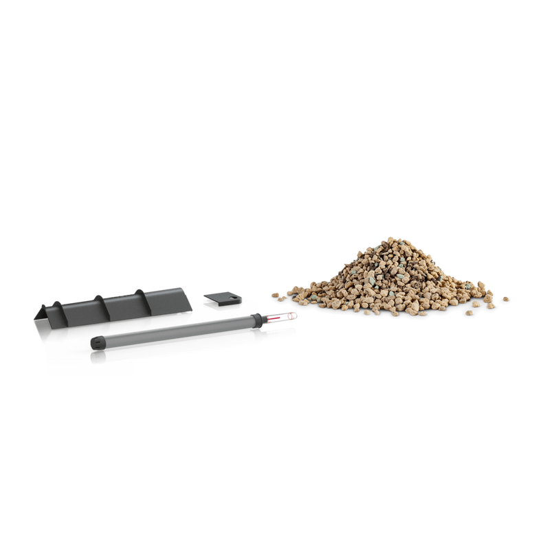 Ricambio Lechuza per set di irrigazione per CUBICO 50 (contenuto per 1 contenitore), nero