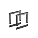 Set di maniglie di ricambio Lechuza per CUBICO 22 e BALCONERA 50 / 80 (contenuto per 2 contenitori), nero