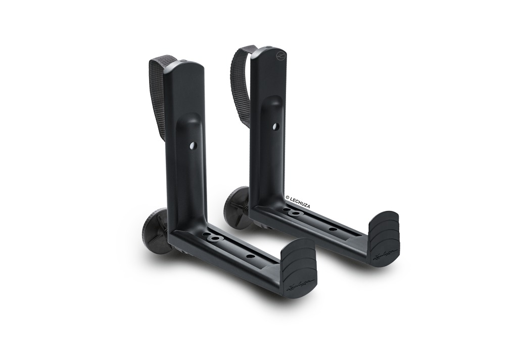 [L-19033] Porta balconi Lechuza (1 pezzo = 1 paio) nero