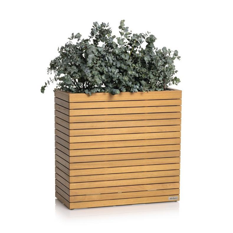 Lechuza PALO Legno naturale altezza 80 - Set completo FSC® 100% legno di eucalipto Eucalipto
